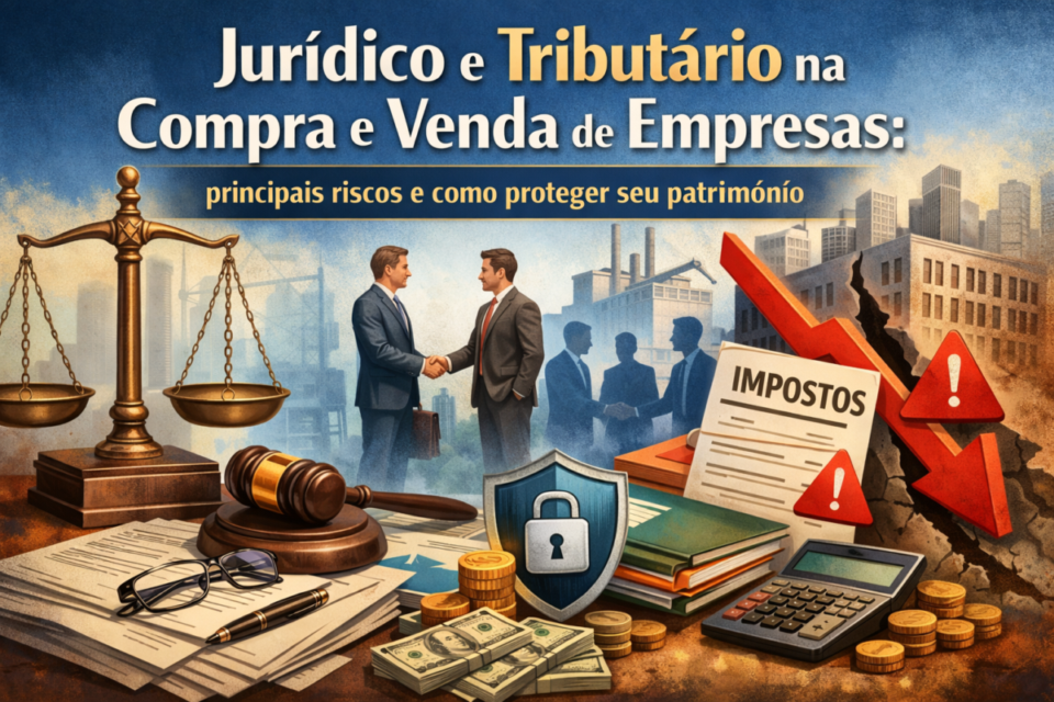 Jurídico e Tributário na Compra e Venda de Empresas: principais riscos e como proteger seu patrimônio