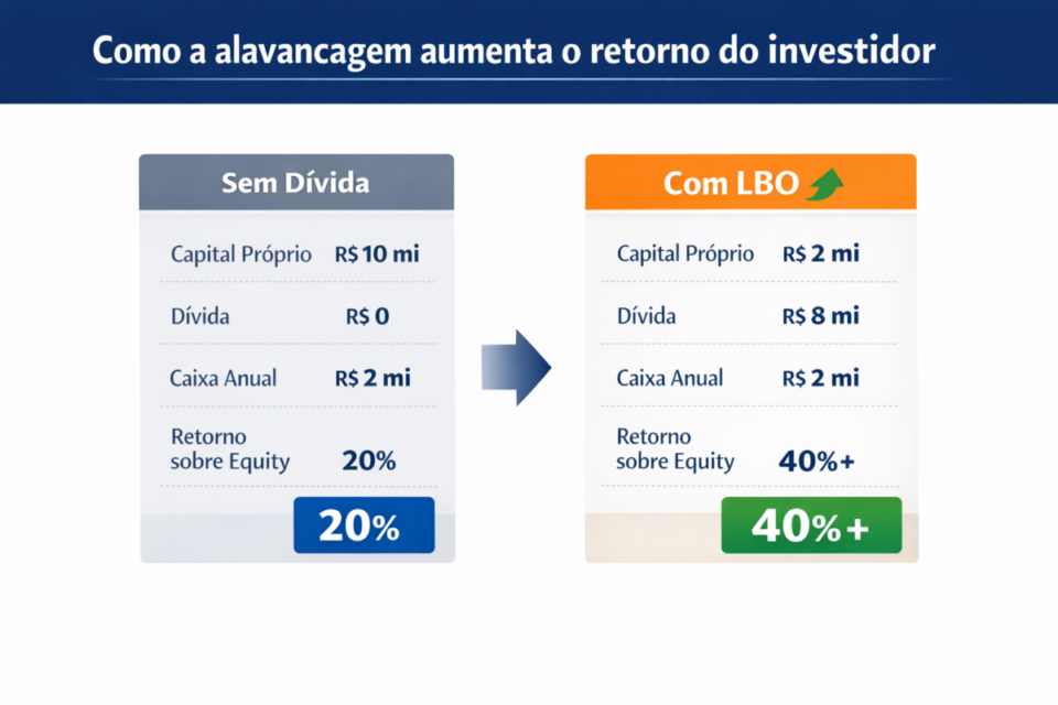 compra alavancada de empresa