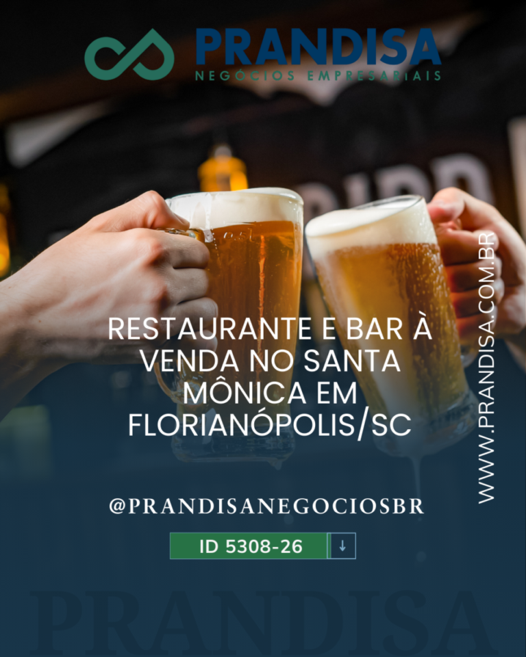 Restaurante e bar à venda no Santa Mônica em Florianópolis – SC