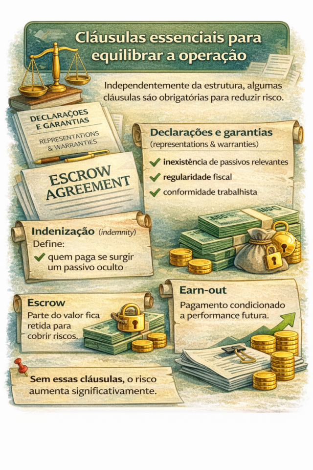 Cláusulas essenciais para equilibrar a operação