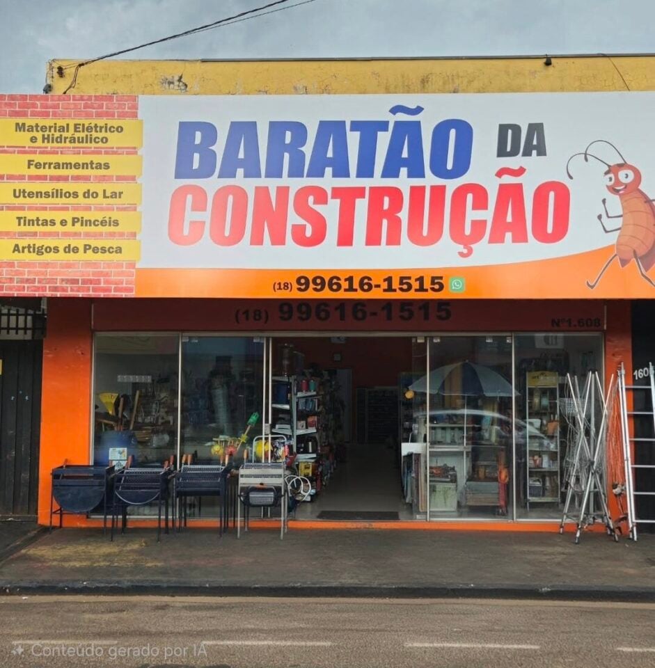 Vendo Loja de Material de Construção