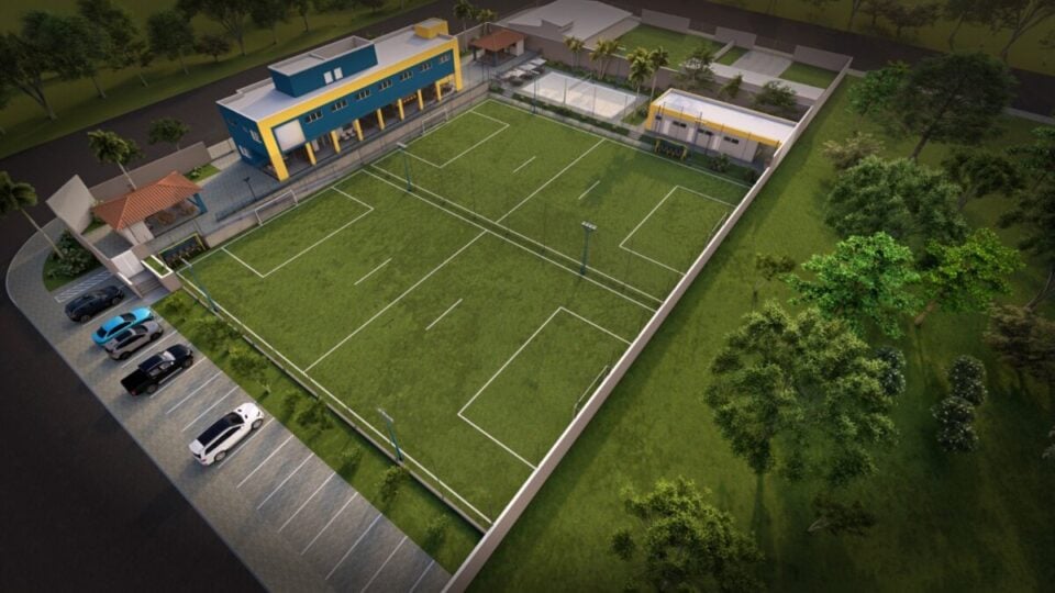 Arena Multi Esportiva Escola Futebol Beach Tennis Quadra Poliesportiva