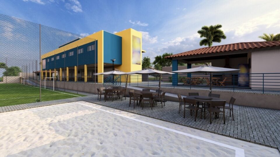 Arena Multi Esportiva Escola Futebol Beach Tennis Quadra Poliesportiva