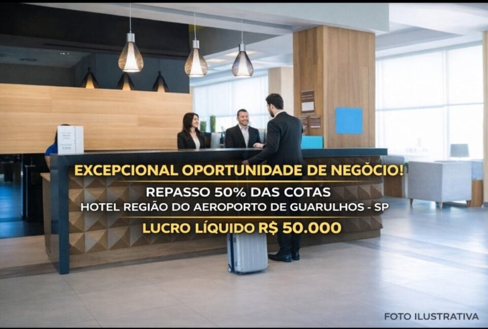 OPORTUNIDADE DE INVESTIMENTO – HOTEL EM GUARULHOS/SP