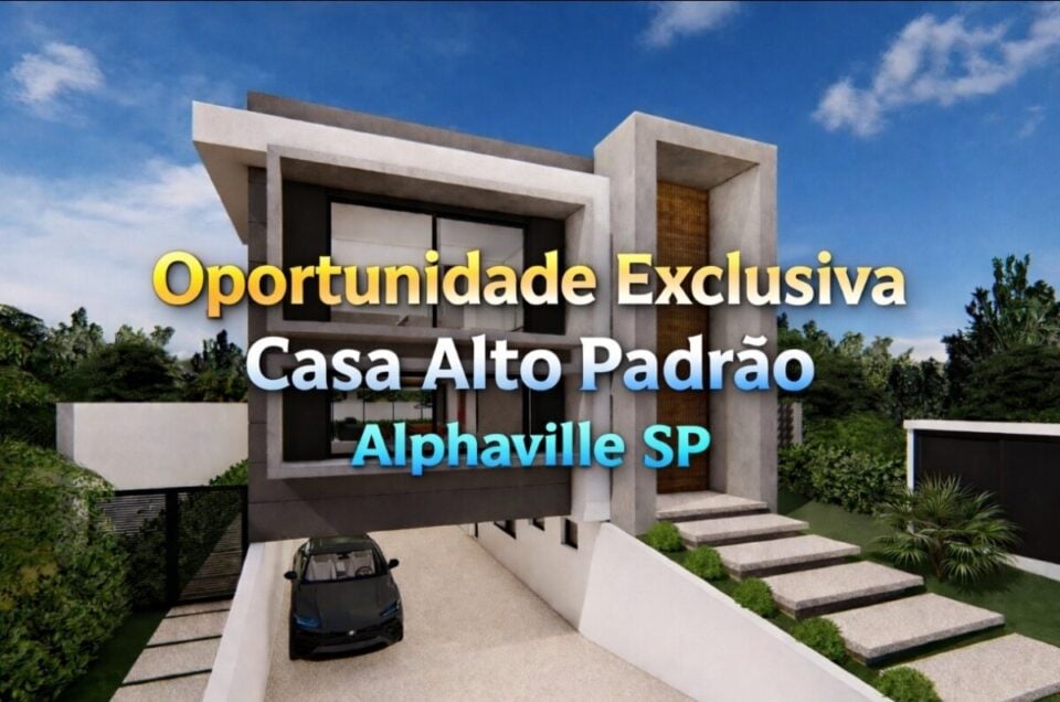 ÓTIMA OPORTUNIDADE LINDÍSSIMA RESIDÊNCIA ALPHAVILLE
