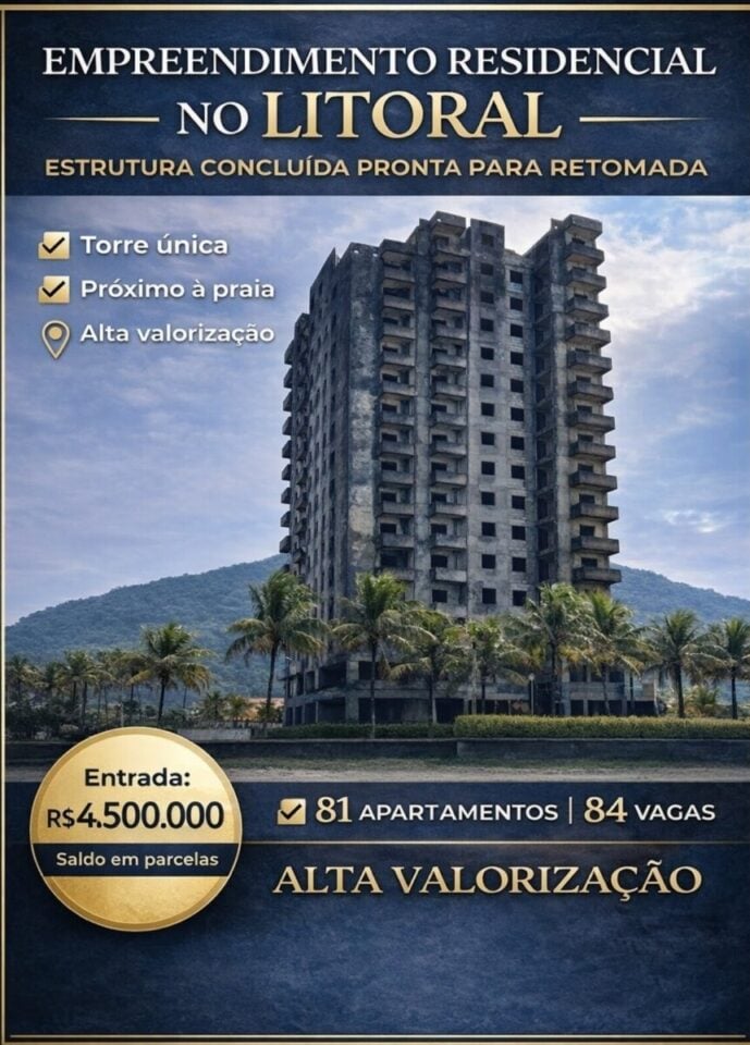 PRAIA GRANDE – SP OPORTUNIDADE EXCLUSIVA DE INVESTIMENTO