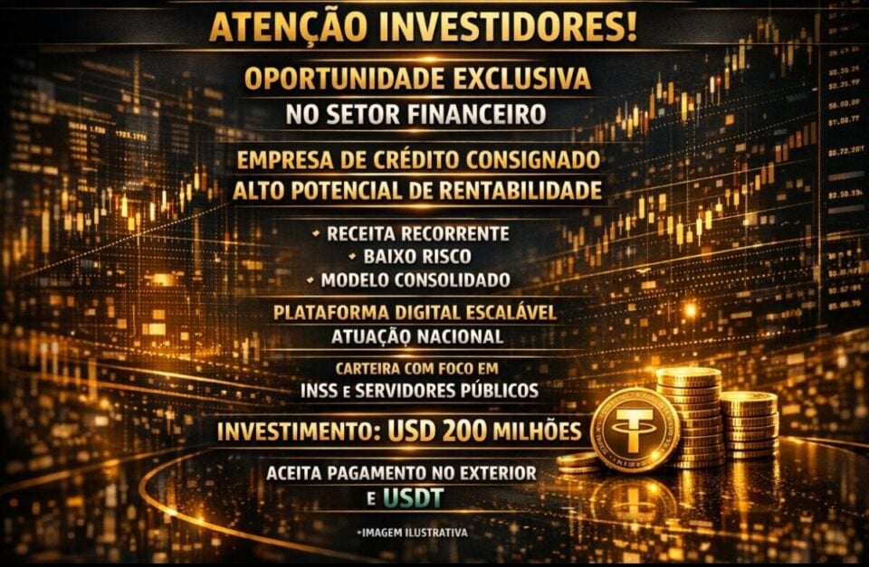 INVESTIMENTO DE ALTO POTENCIAL NO SETOR FINANCEIRO