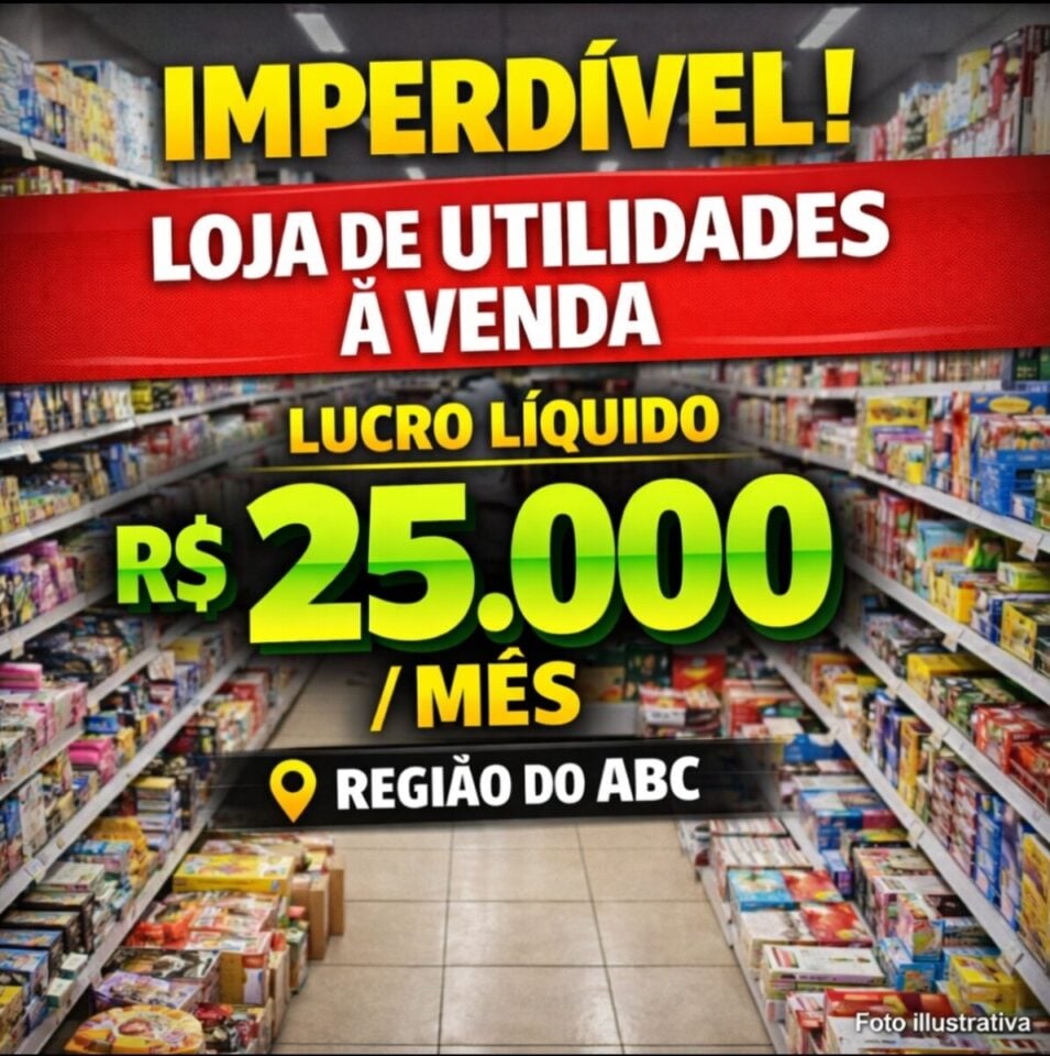OPORTUNIDADE ÚNICA LOJA DE VARIEDADES E PRESENTES NEGÓCIO LUCRATIVO