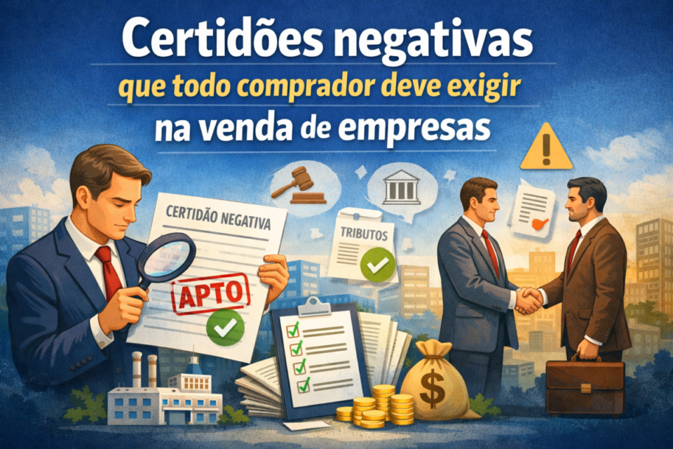 Certidões negativas que todo comprador deve exigir na venda de empresas