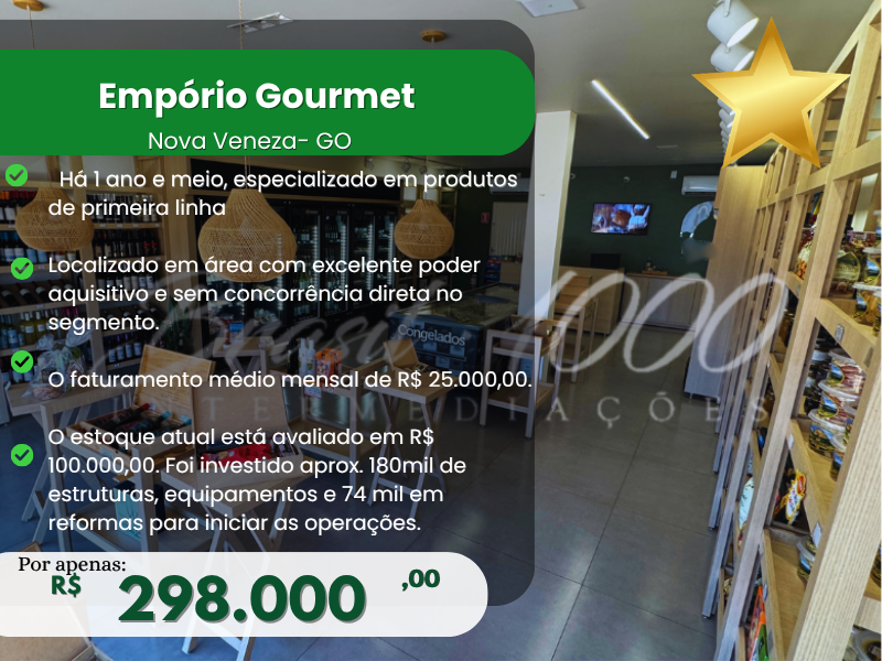 Empório Lindo no Centro, Nova Veneza – GO – COD  114409