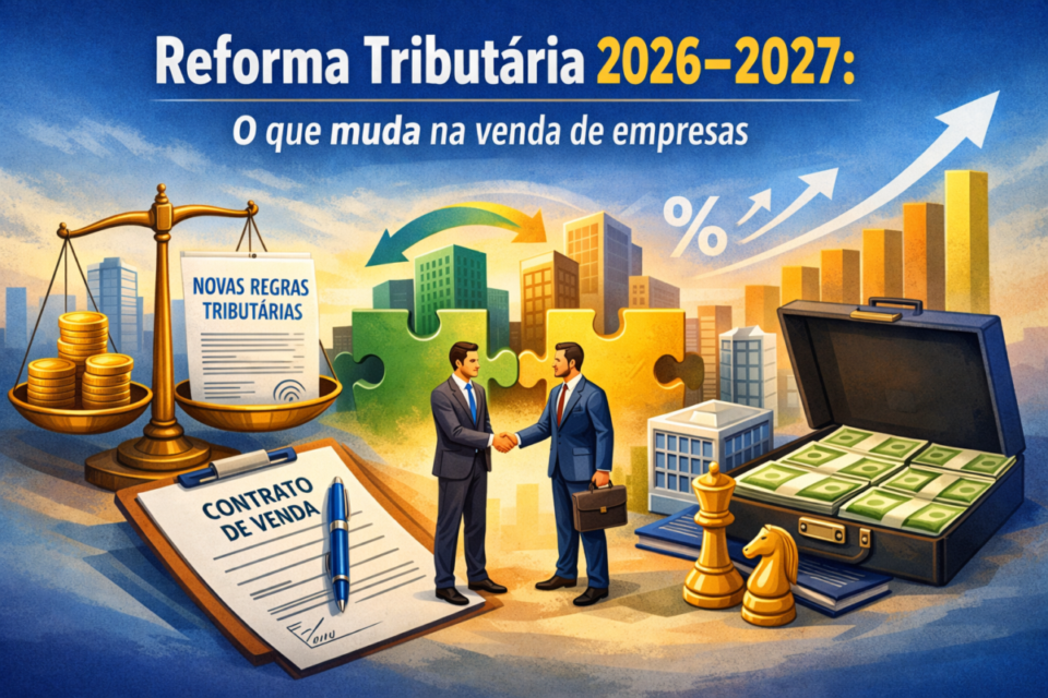 Reforma Tributária 2026–2027: o que muda na venda de empresas