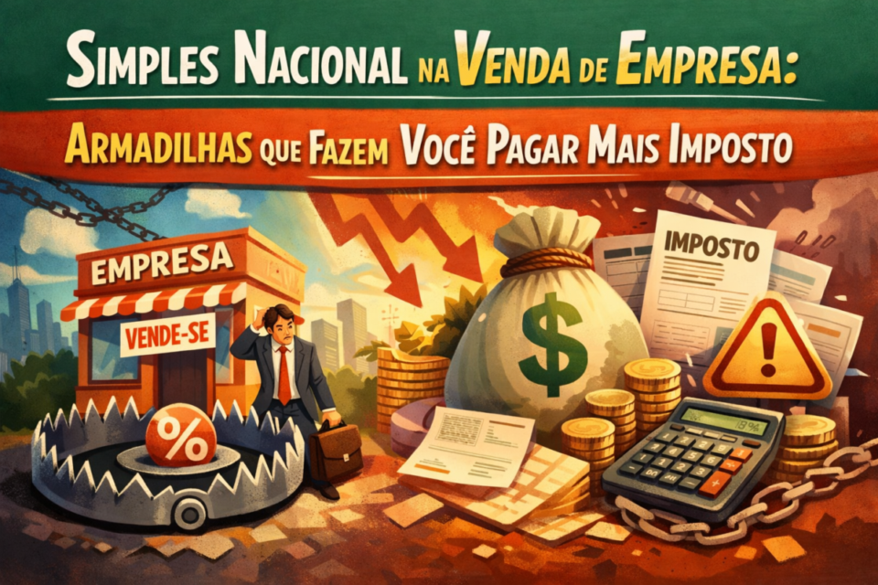 Simples Nacional na venda de empresa: armadilhas que fazem você pagar mais imposto