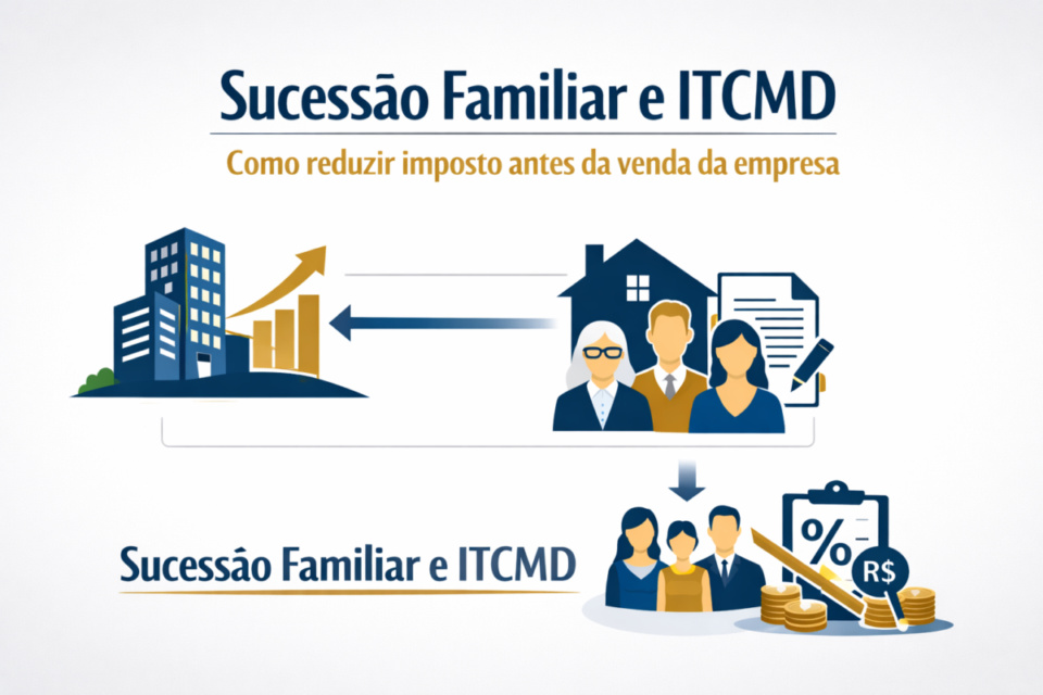 Sucessão familiar e ITCMD: como reduzir imposto antes da venda da empresa