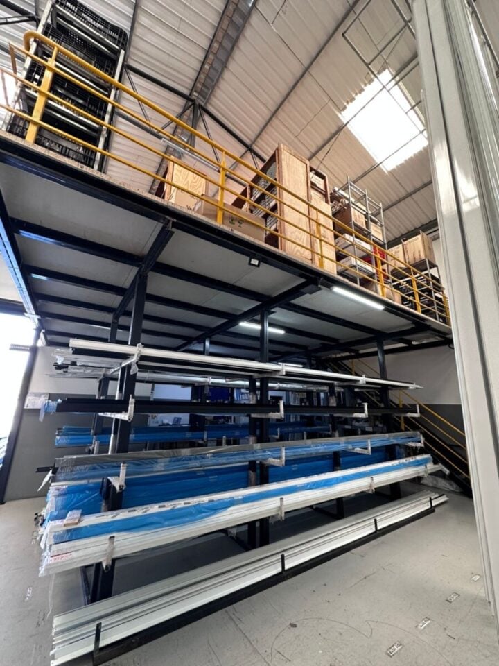 A venda distribuidora de perfis de alumínio