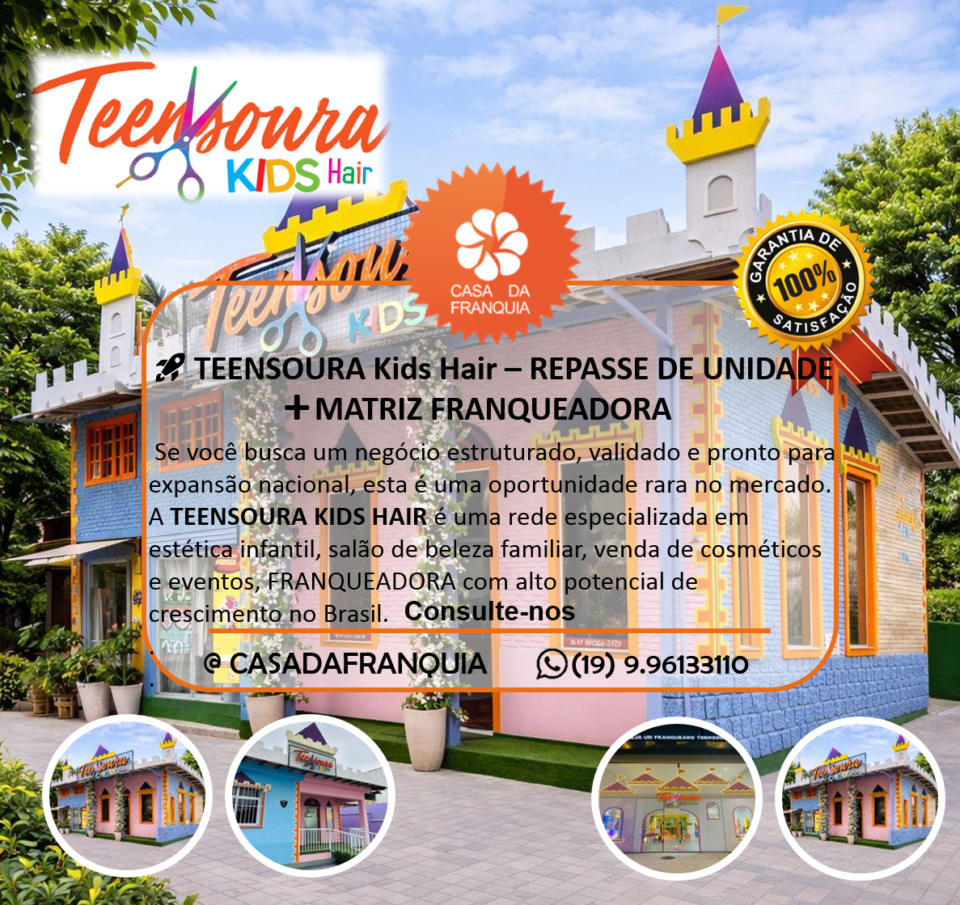🚀 OPORTUNIDADE ÚNICA – REPASSE DE FRANQUEADORA  UNIDADE PILOTO  2 Franqu