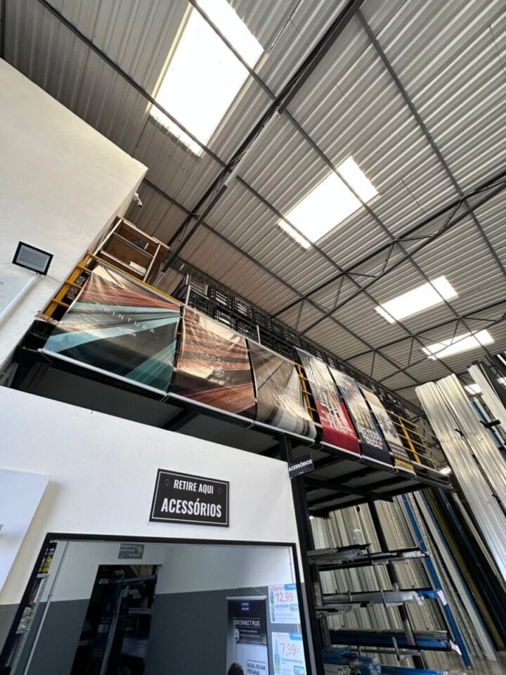 A venda distribuidora de perfis de alumínio