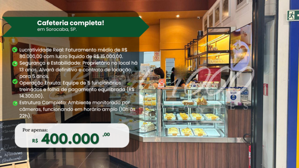 ☕ Cafeteria em Sorocaba – SP