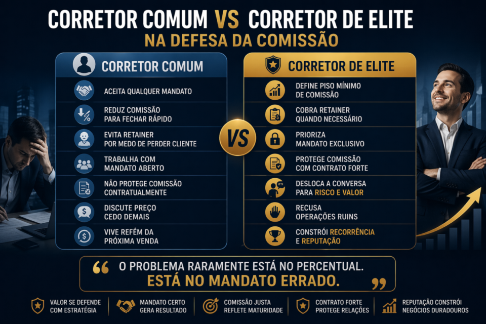 comissão de intermediação de empresas