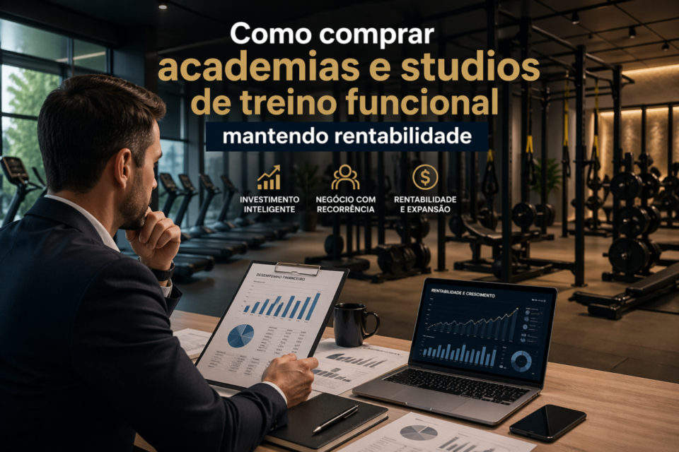 Como comprar academias e studios de treino funcional mantendo rentabilidade