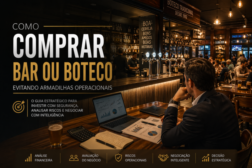 Como comprar bar ou boteco evitando armadilhas operacionais