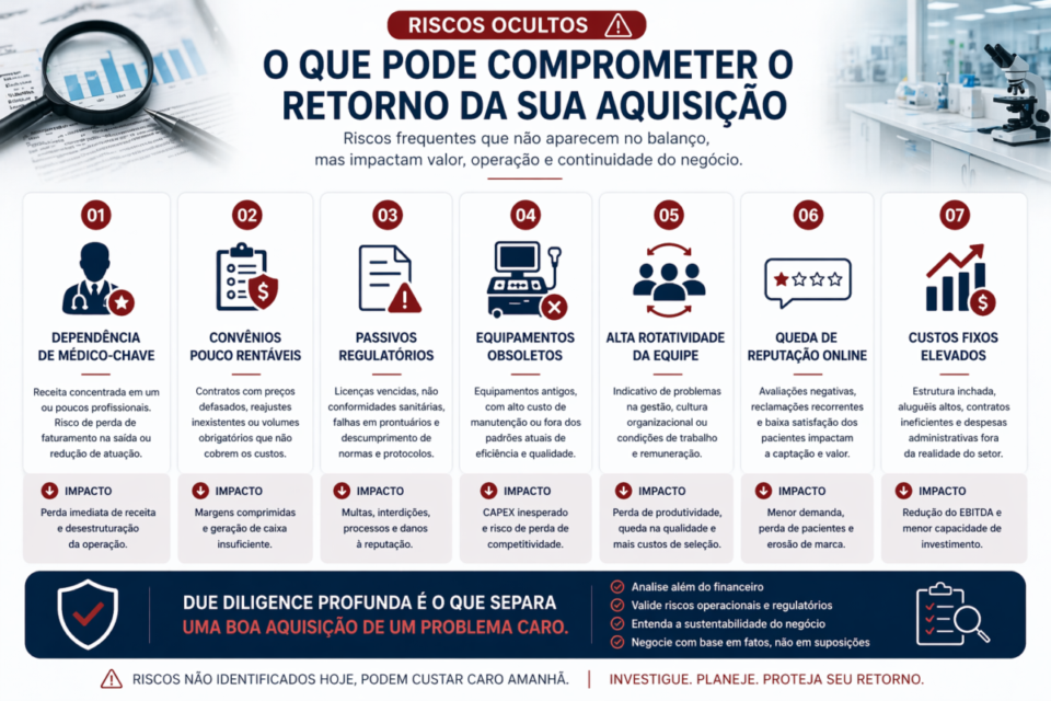 Como comprar clínica médica ou laboratório com retorno previsível