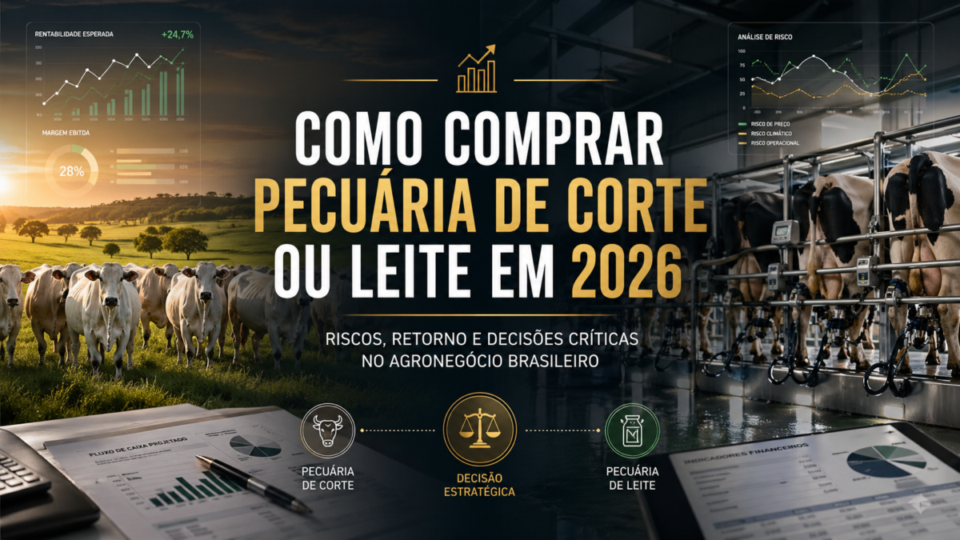 Como comprar pecuária de corte ou leite em 2026 com segurança