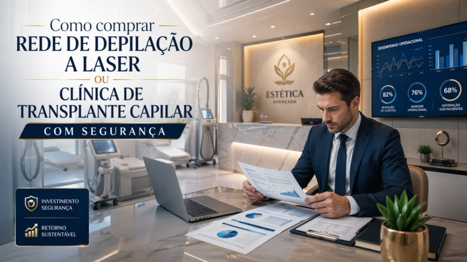 Como comprar rede de depilação a laser ou clínica de transplante capilar com segurança