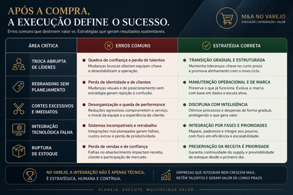 Como comprar rede varejista em 2026: expansão, riscos e decisão certa
