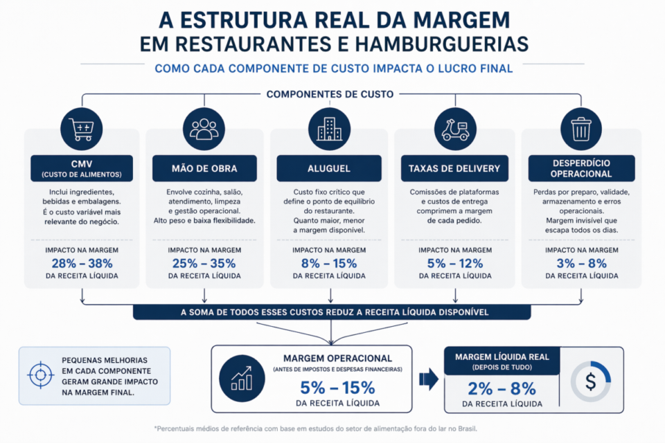Como comprar restaurante ou hamburgueria sem destruir margem