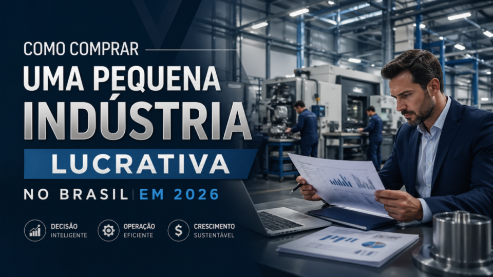Como comprar uma pequena indústria lucrativa no Brasil em 2026
