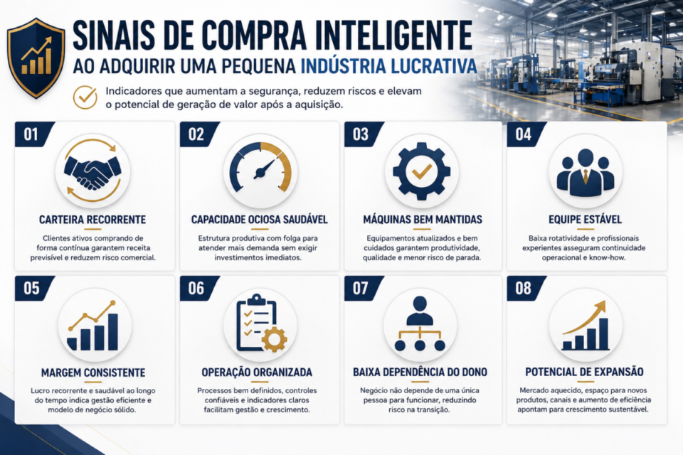 Como comprar uma pequena indústria lucrativa no Brasil em 2026
