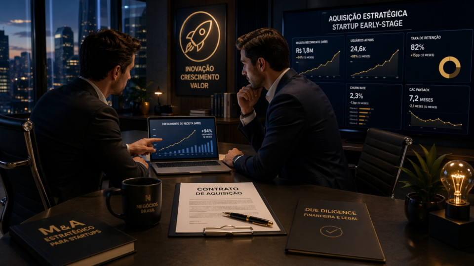 Como Comprar uma Startup Early-Stage sem Comprometer Capital e Controle