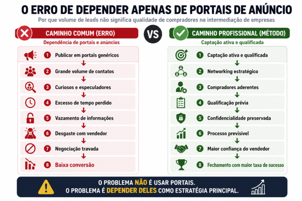 O erro de depender apenas de portais de anúncio