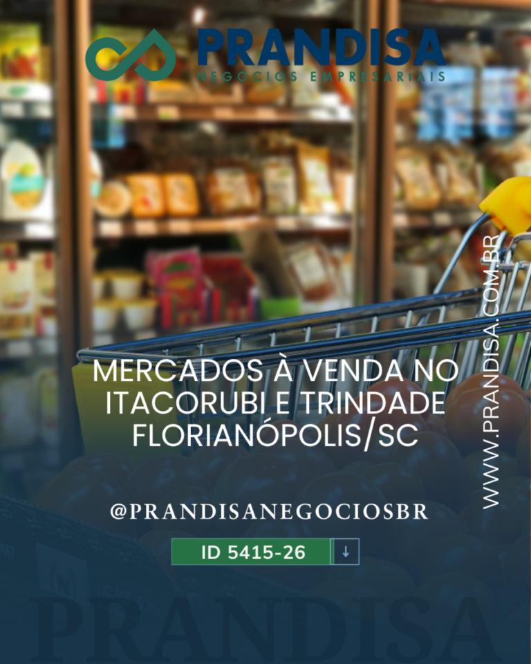 Mercados de bairro à venda no Itacorubi e Trindade em Florianópolis – SC