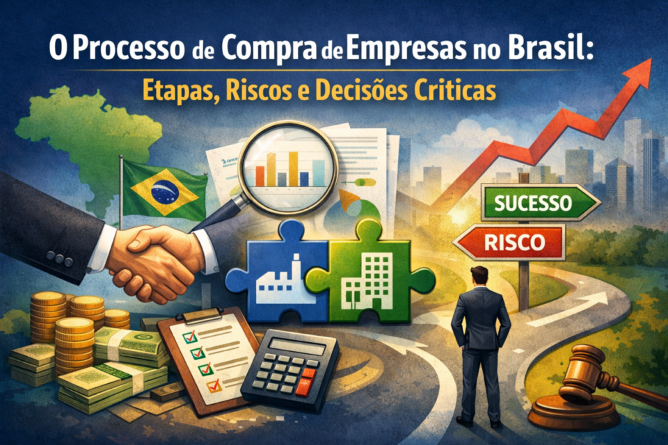 O Processo de Compra de Empresas no Brasil: Etapas, Riscos e Decisões Críticas