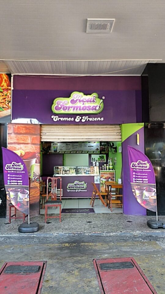 Venda de loja de franquia de açaí