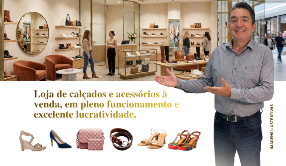 Cód275 – Franquia de Calçados e Acessórios Lucrativa