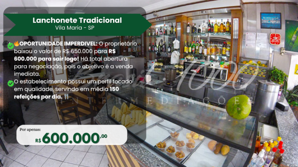 Lanchonete, Vila Maria – São Paulo – SP