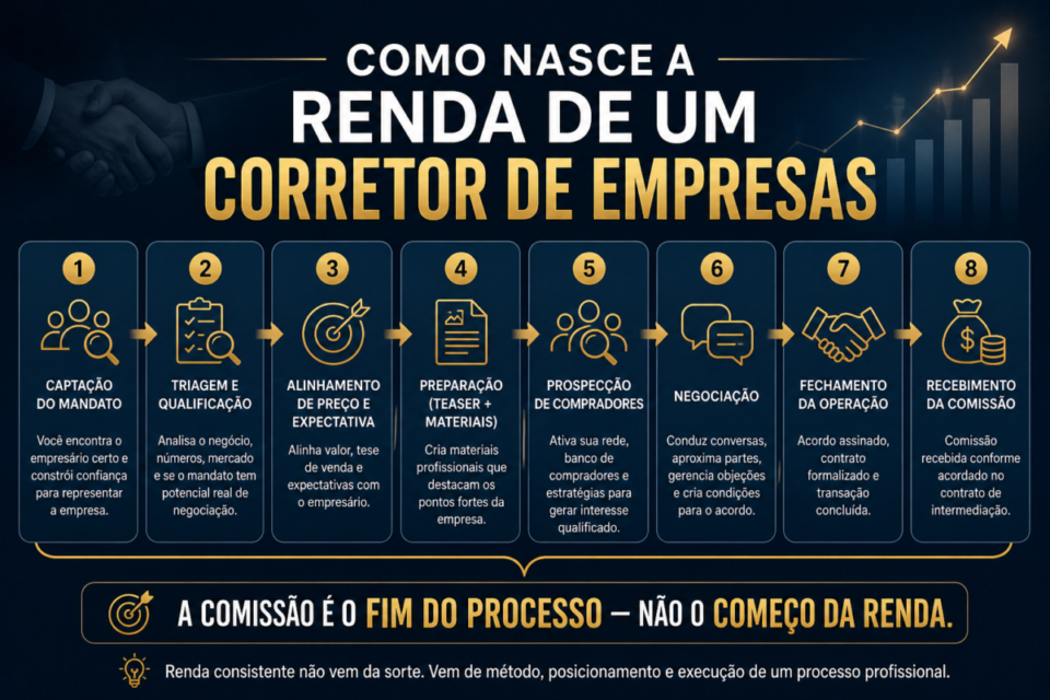 quanto ganha um corretor de empresas