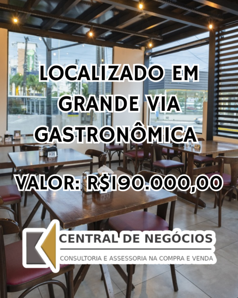 OPORTUNIDADE IMPERDÍVEL RESTAURANTE  BAR  CHOPERIA