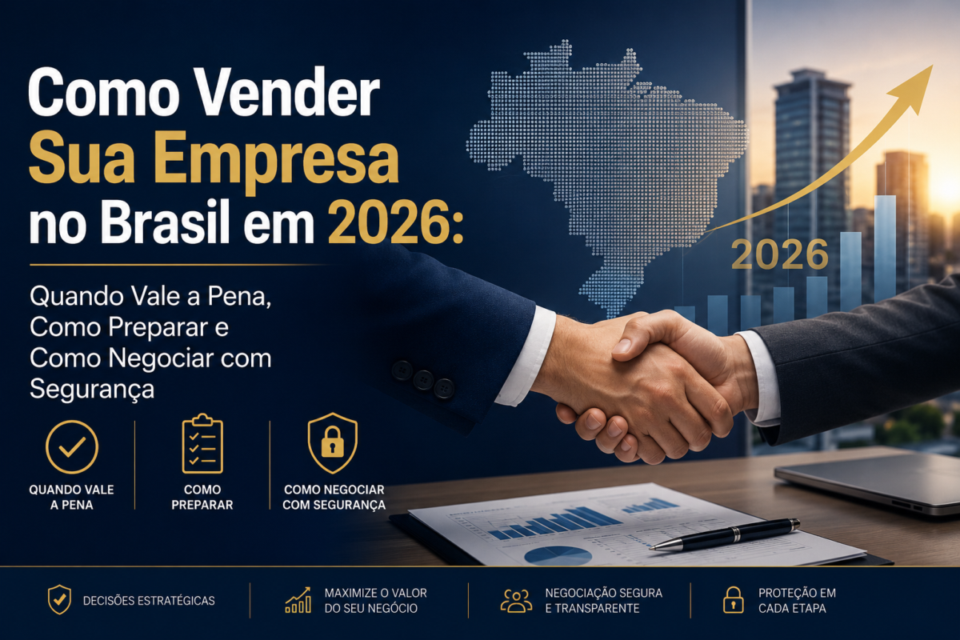 Como Vender Sua Empresa no Brasil em 2026: Quando Vale a Pena, Como Preparar e Como Negociar com Segurança