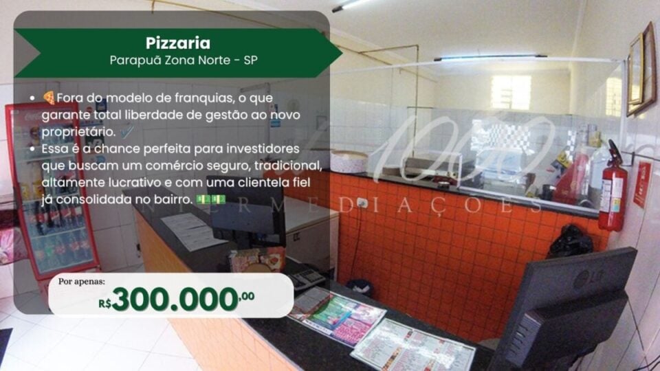 Pizzaria localizada na Itaberada, São Paulo – Sp