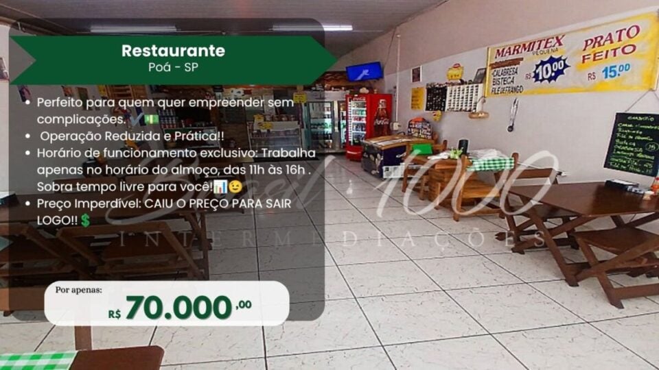 Restaurante em Poá, SP