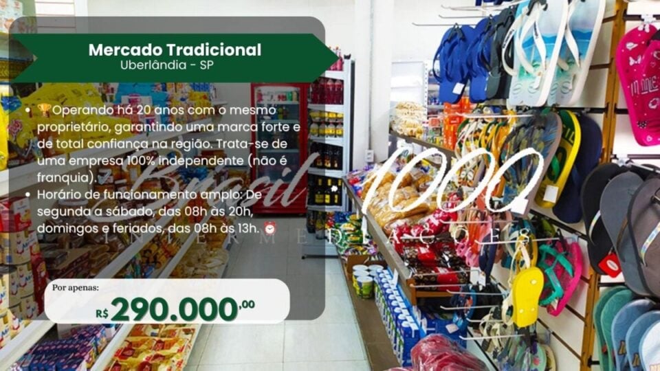 Mercado em Uberlândia, MG