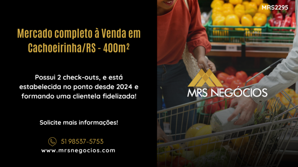 Mercado completo à Venda em Cachoeirinha/RS – 400m²