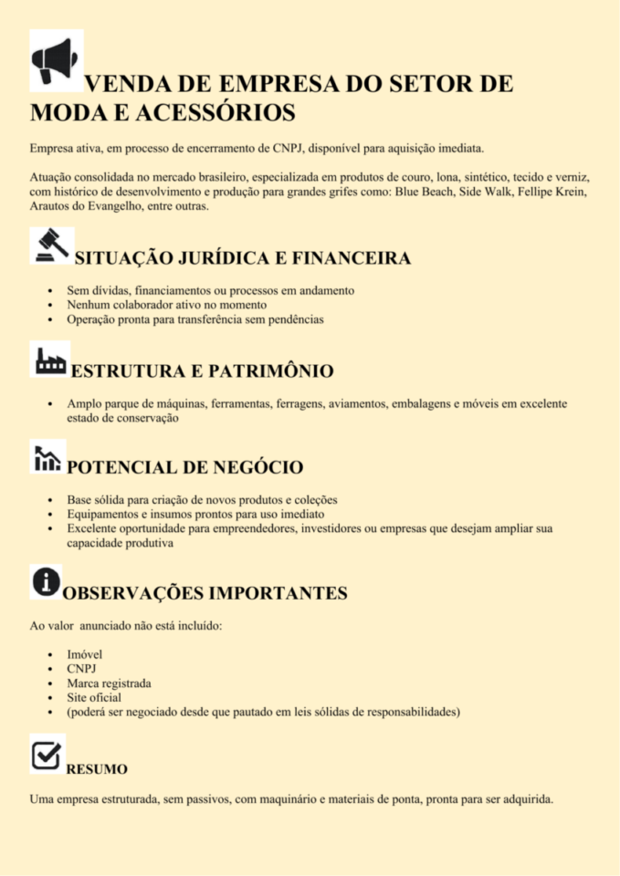 OPORTUNIDADE PARA VOCÊ PRODUZIR E COLOCAR SUA PRÓPRIA MARCA