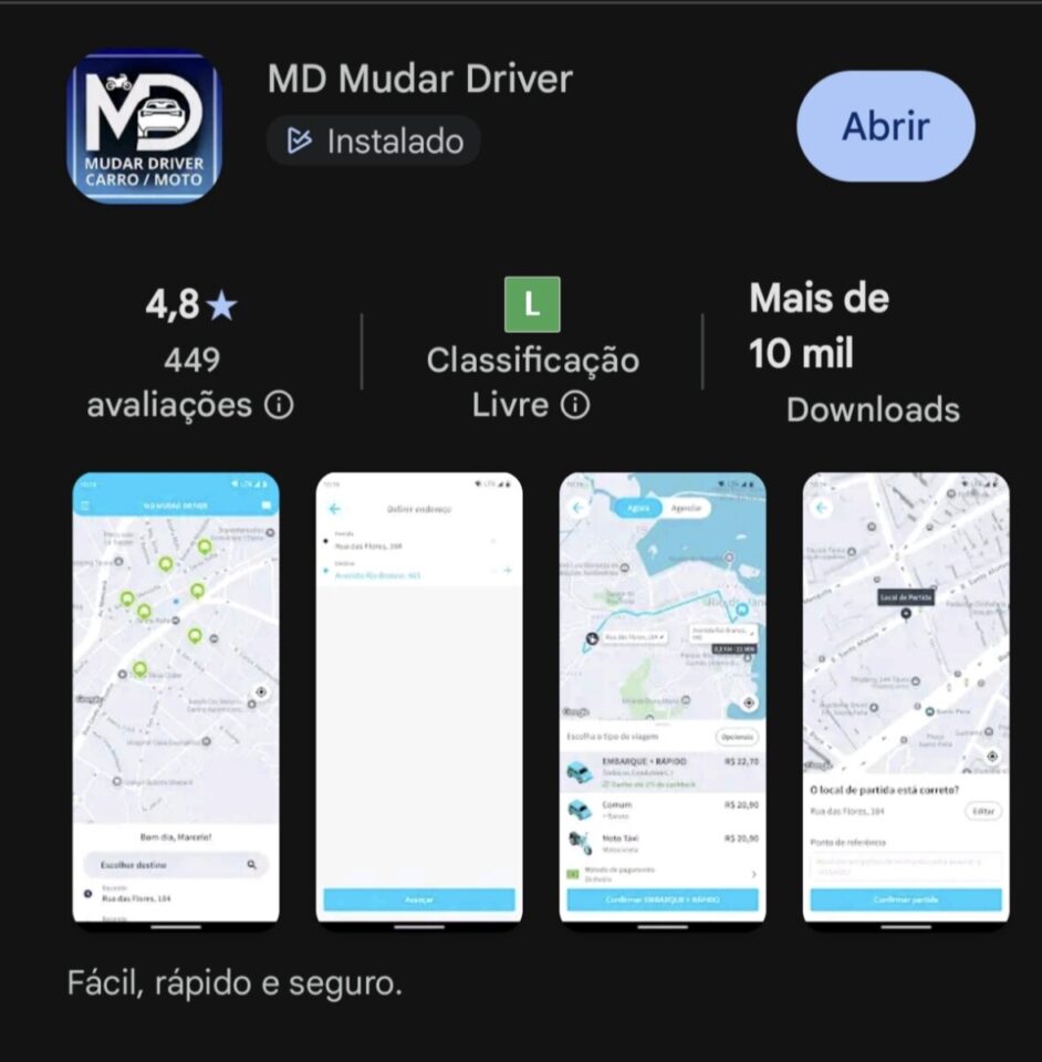 Oportunidade de aquisição de aplicativo de mobilidade urbana