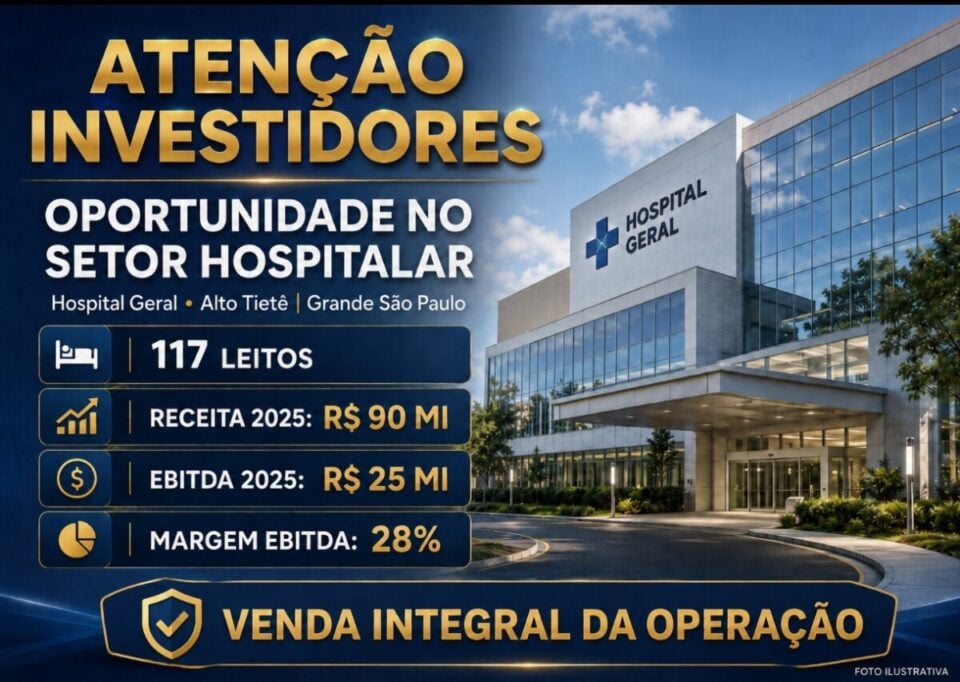 OPORTUNIDADE ESTRATÉGICA NO SETOR HOSPITALAR
