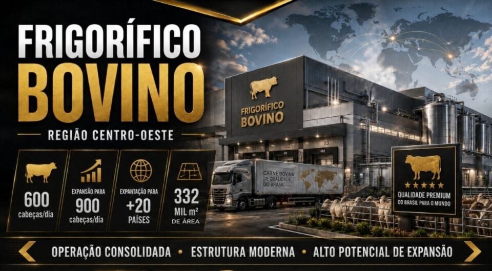 OPORTUNIDADE ESTRATÉGICA FRIGORÍFICO BOVINO A VENDA