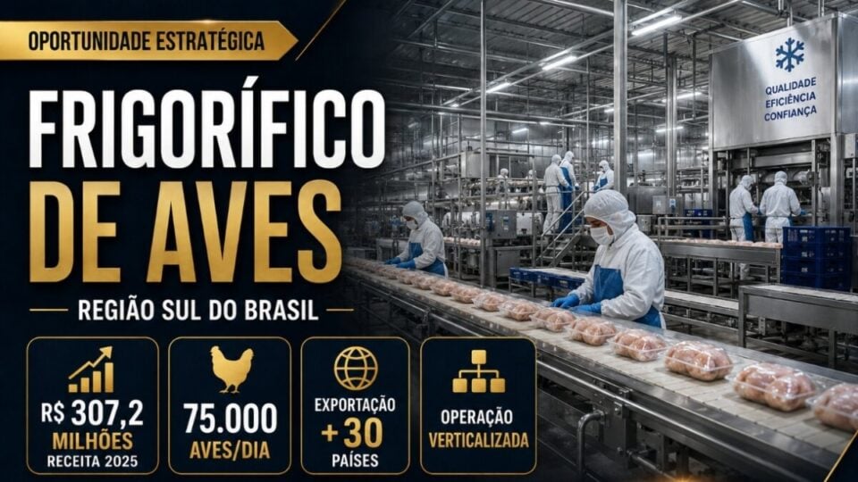 OPORTUNIDADE ESTRATÉGICA FRIGORÍFICO DE AVES NA REGIÃO SUL